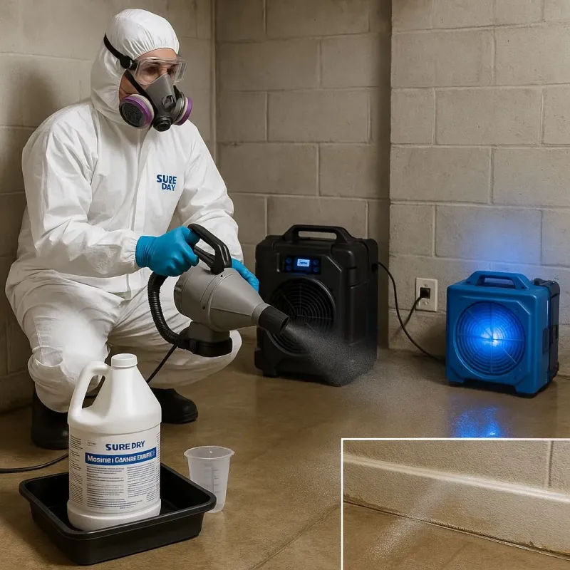 Sanitization and Odor Removal process in West Linn, OR
