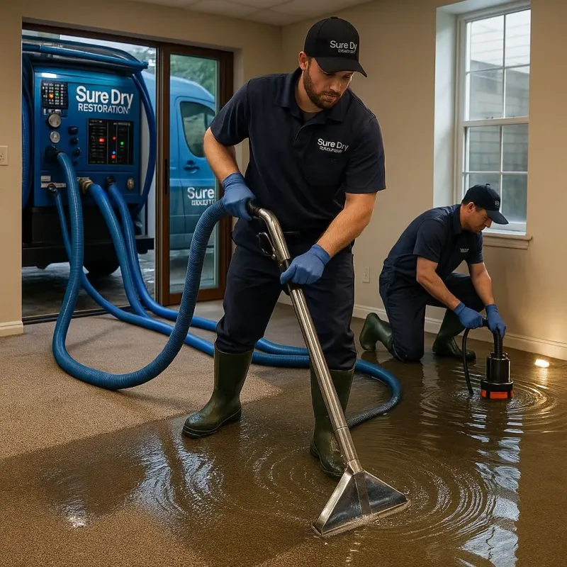 Water Extraction and Removal process in West Linn, OR